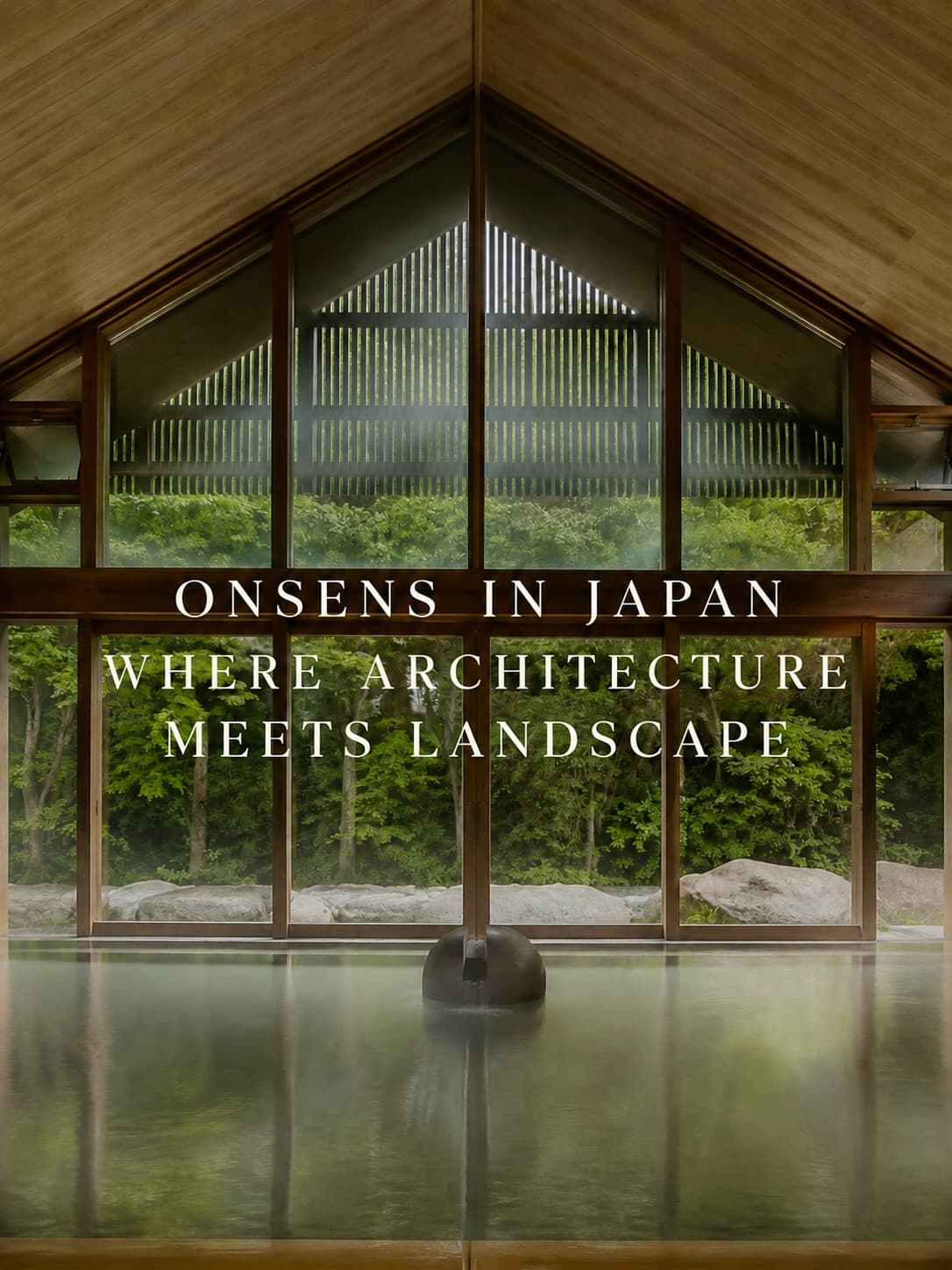 Japanese Ryokans Feature Architecture, Water, and Nature