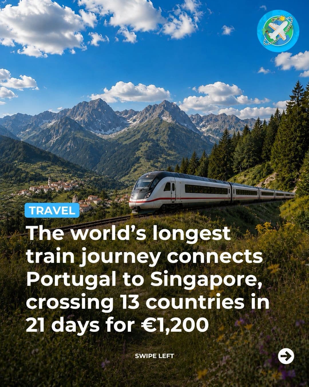 Transcontinental Train Journey From Portugal to Singapore