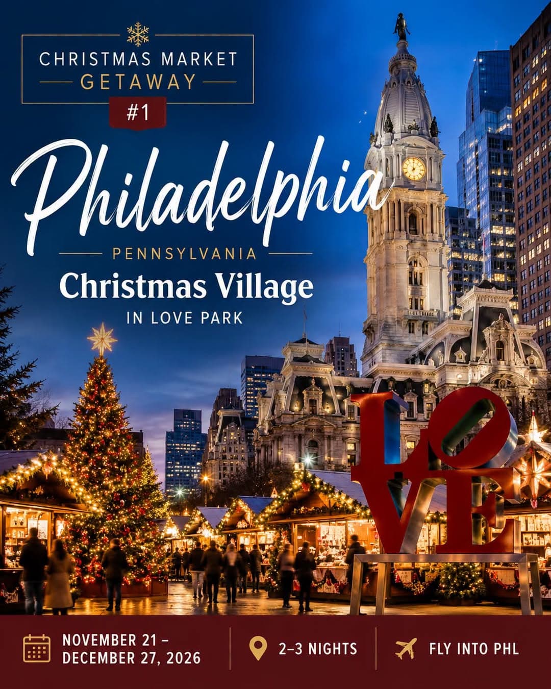 Philadelphia's Christmas Village And Holiday Attractions