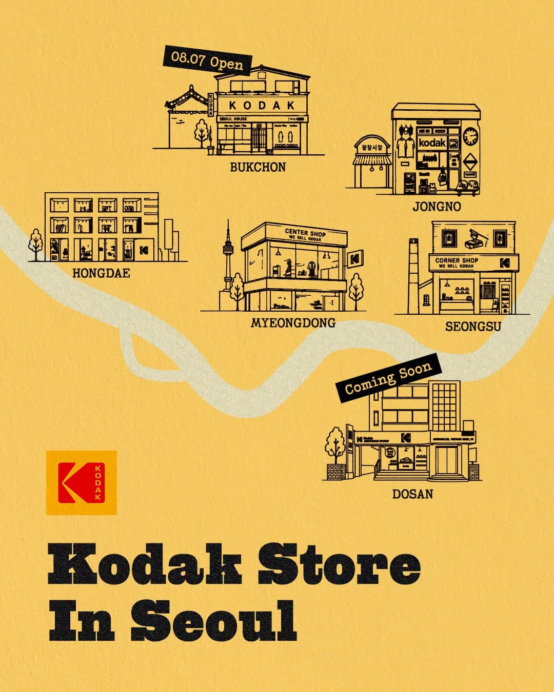 Kodak Stores Stamp Tour in Seoul