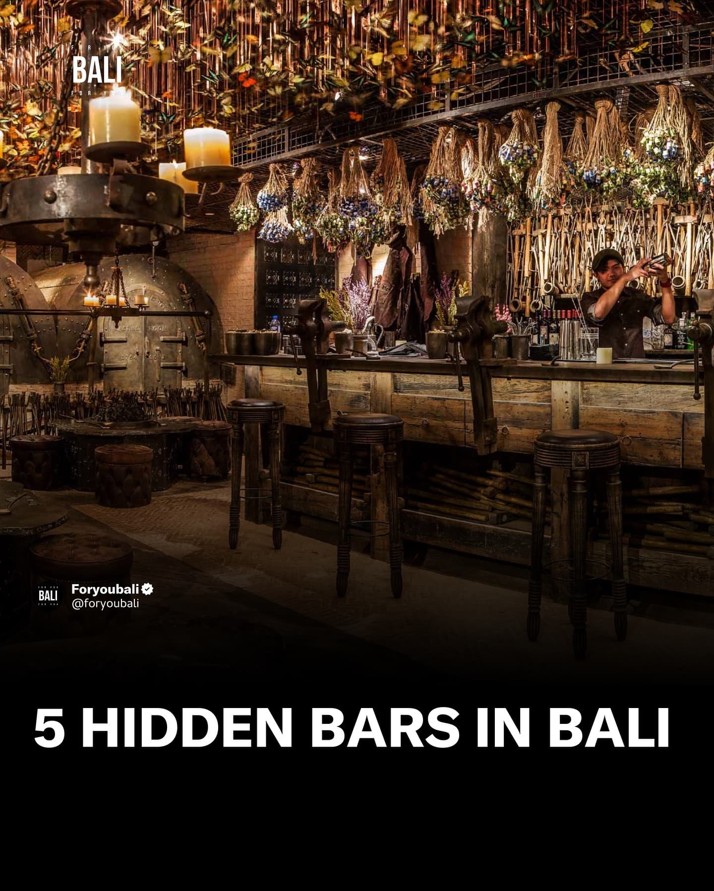 Bali's Dimly Lit Bars Offer Mysterious Ambiance