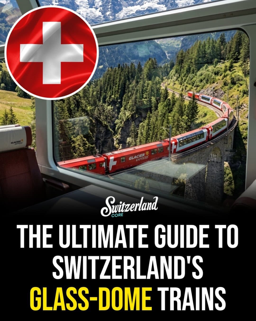 Switzerland's Scenic Glass-Dome Train Journeys