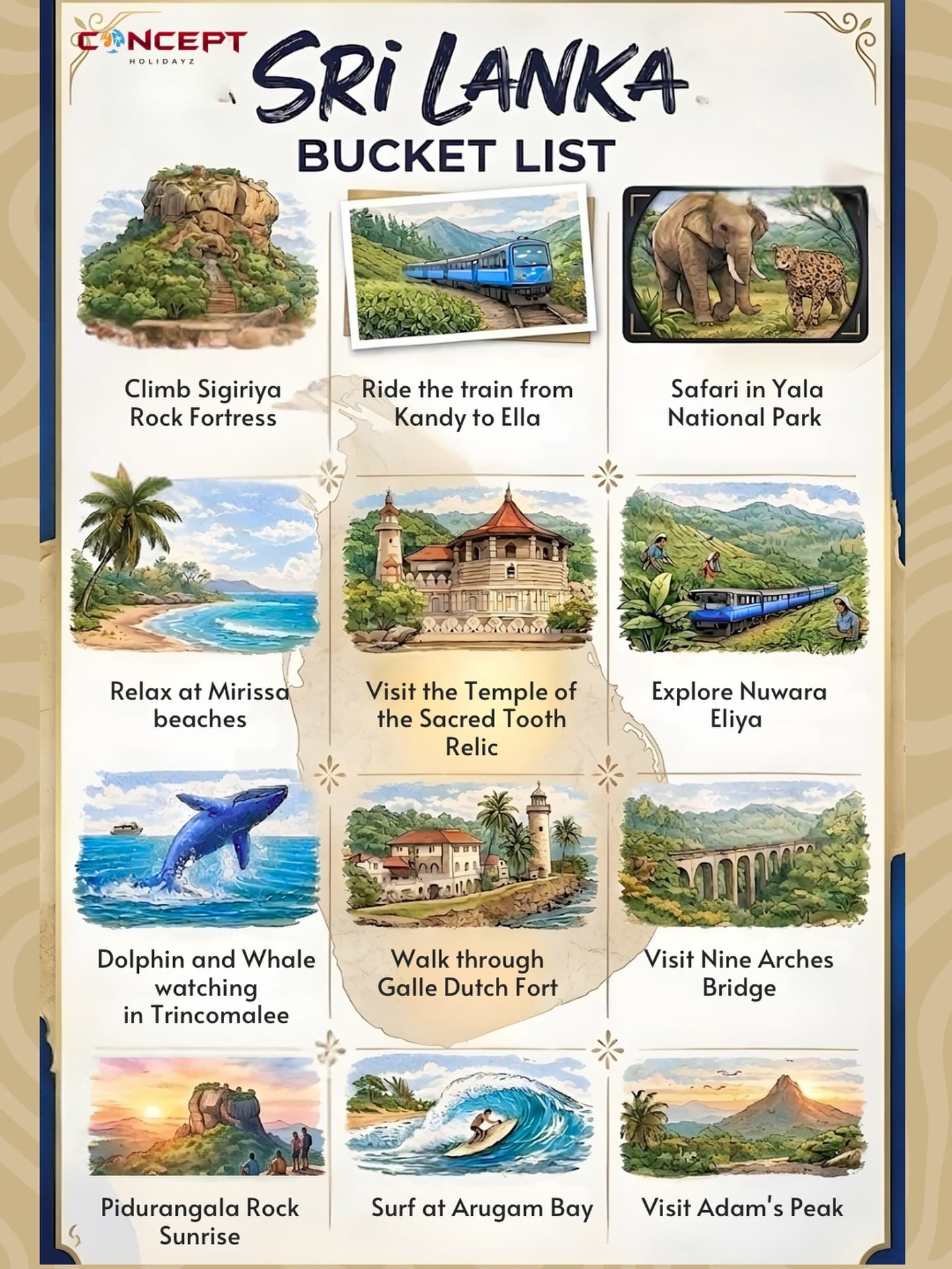 Explore Sri Lanka's Famous Cultural and Natural Attractions