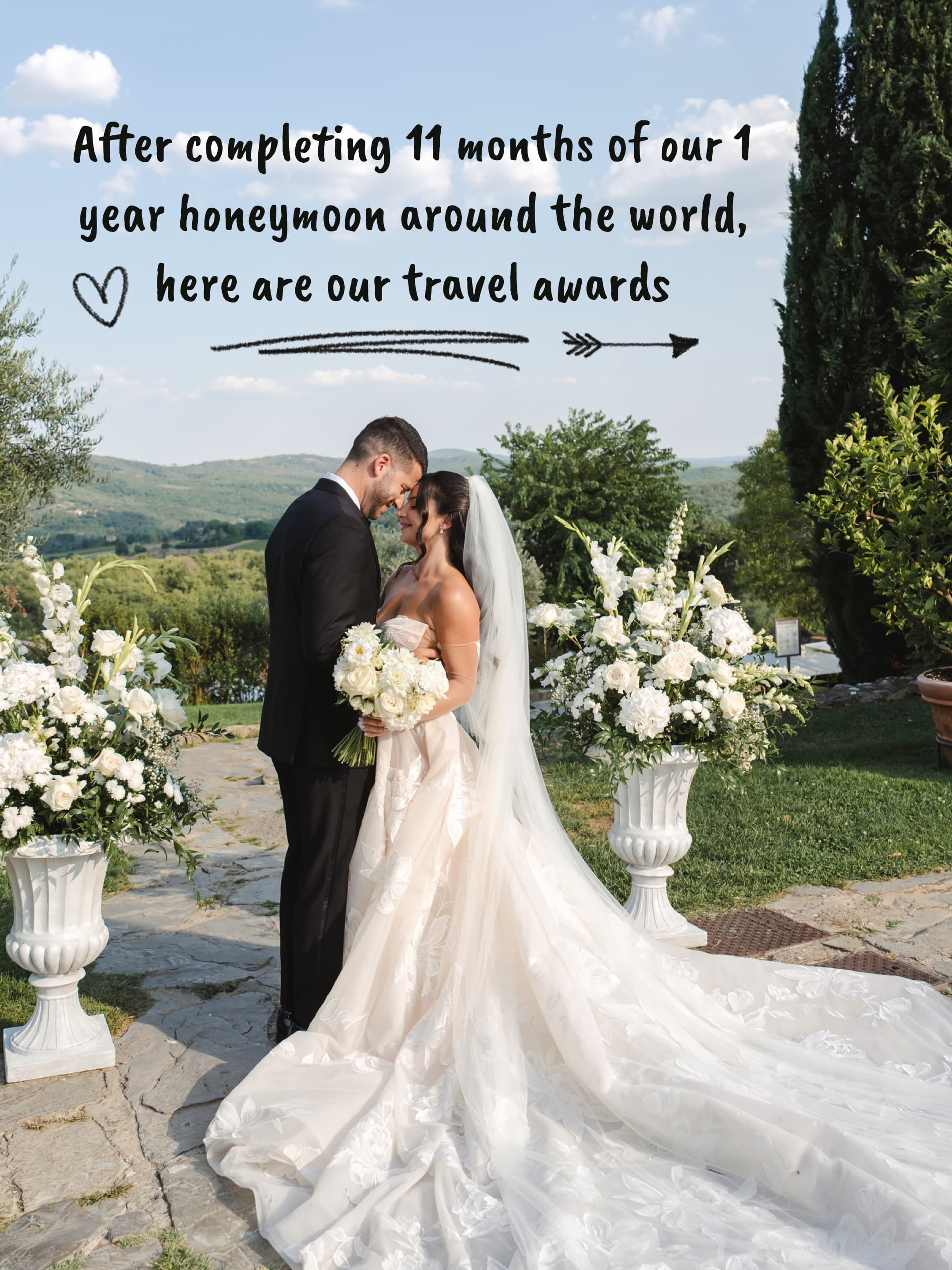 Honeymooners Share World Travel Awards