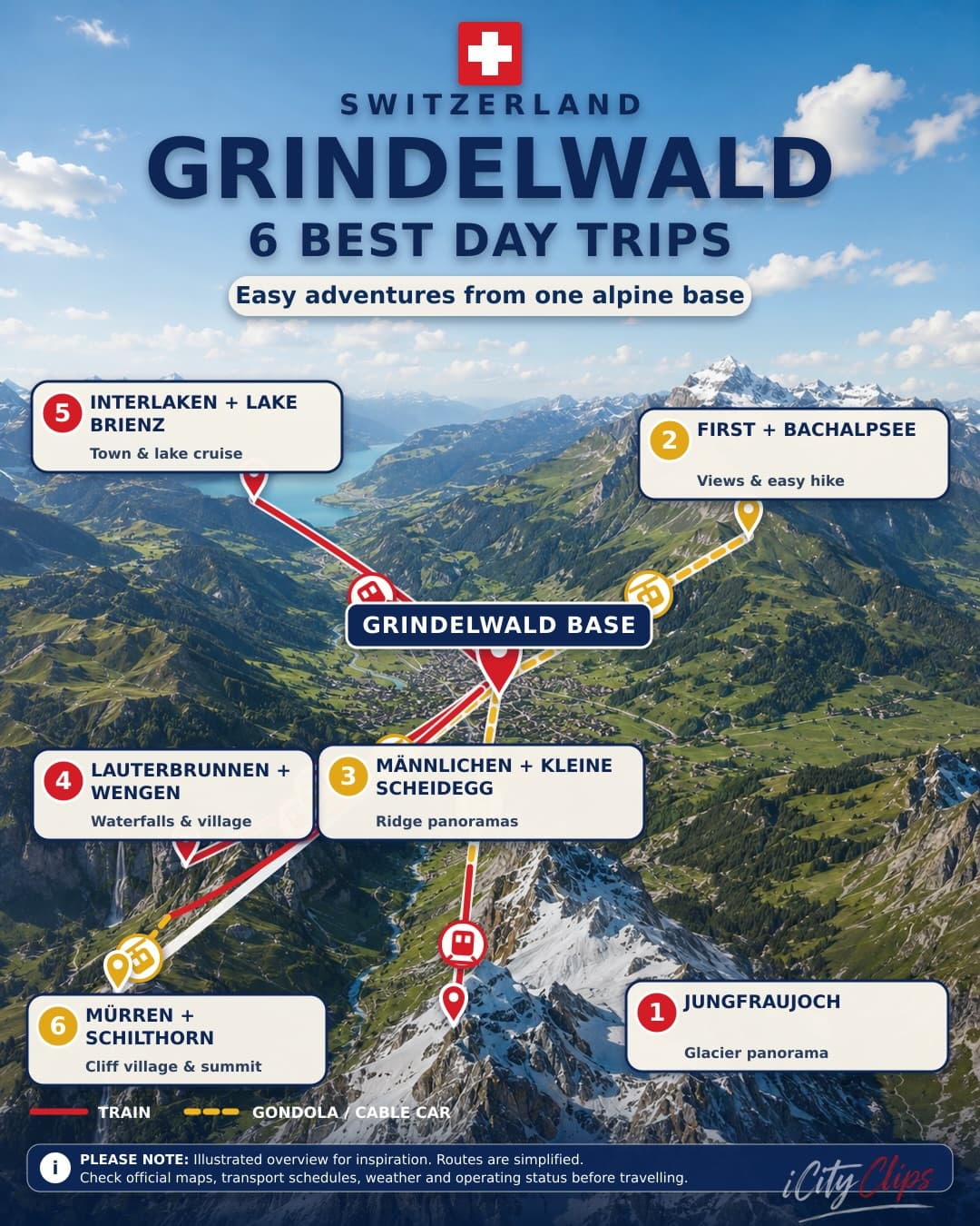 Swiss Alps Day Trips: Jungfraujoch, Lauterbrunnen & More