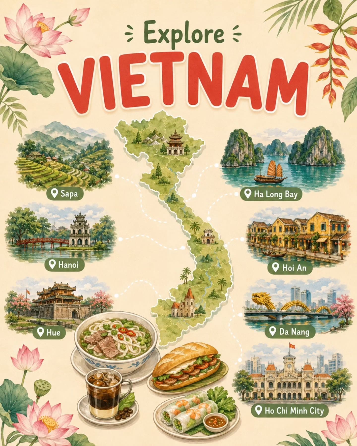 Vietnam's Diverse Attractions From Cities to Beaches