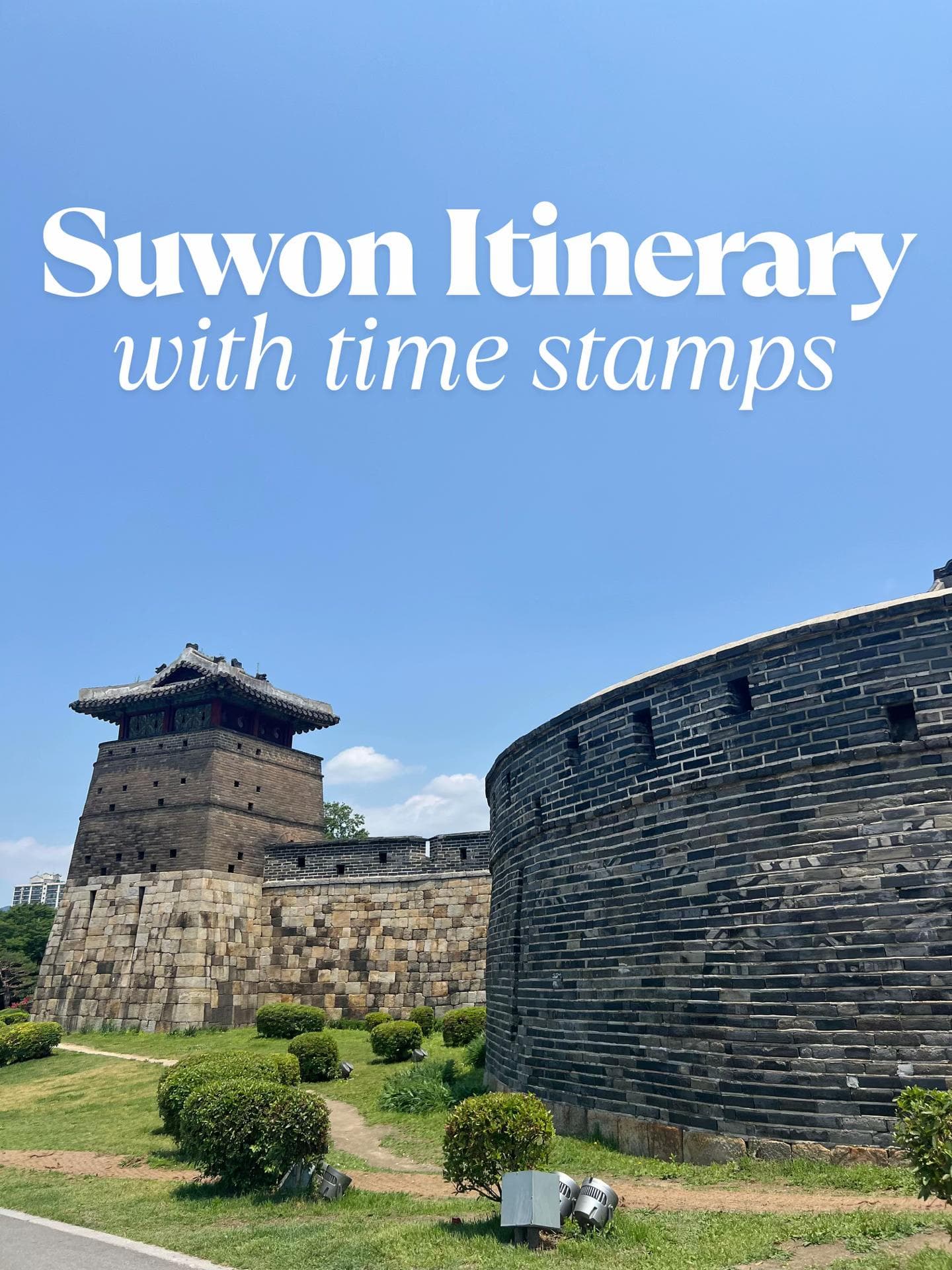 Suwon Attractions: Fortress, Library, and Filming Sites
