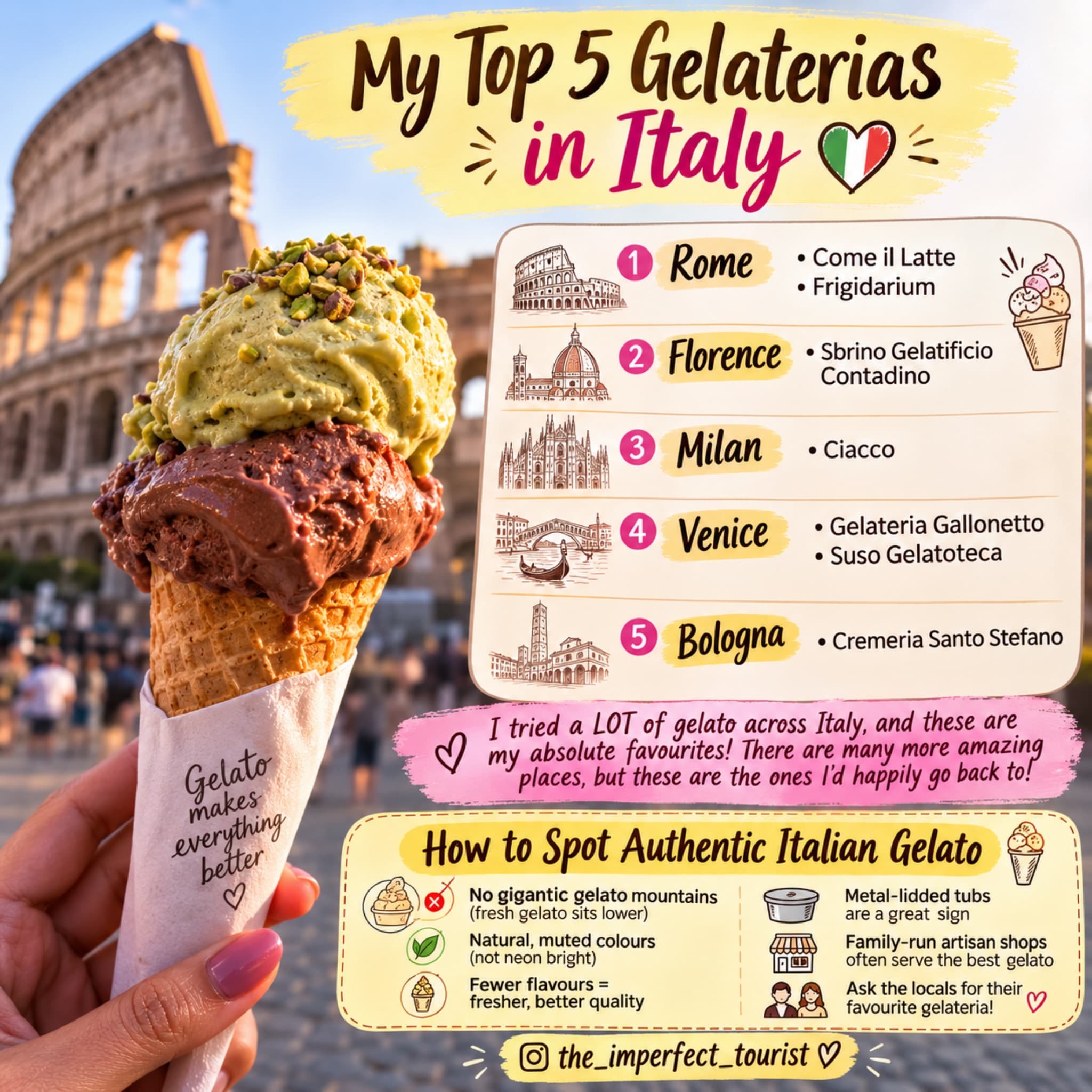 Top Gelaterias In Italy And How To Spot Them