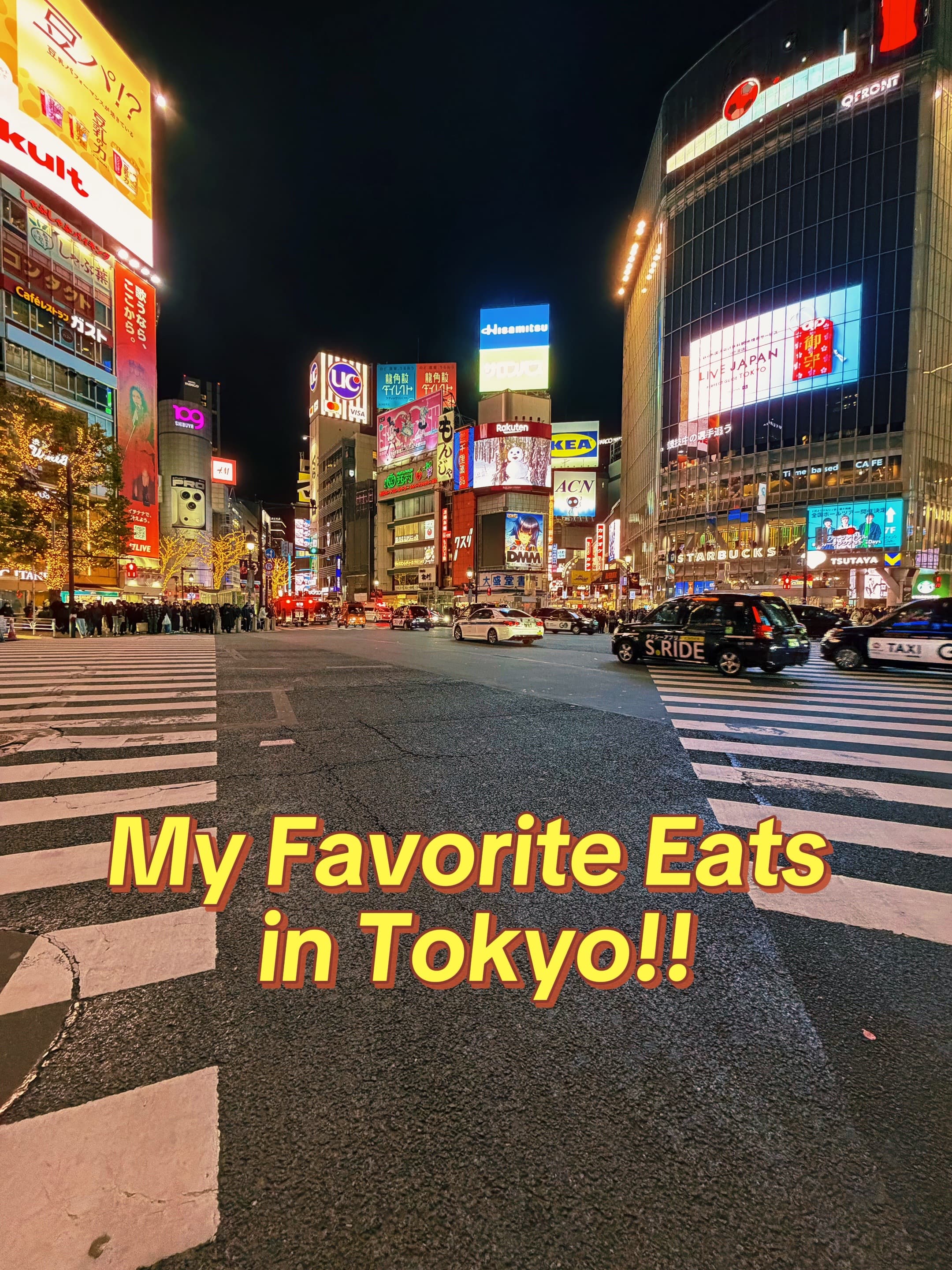 Tokyo Restaurants And Iconic Landmarks