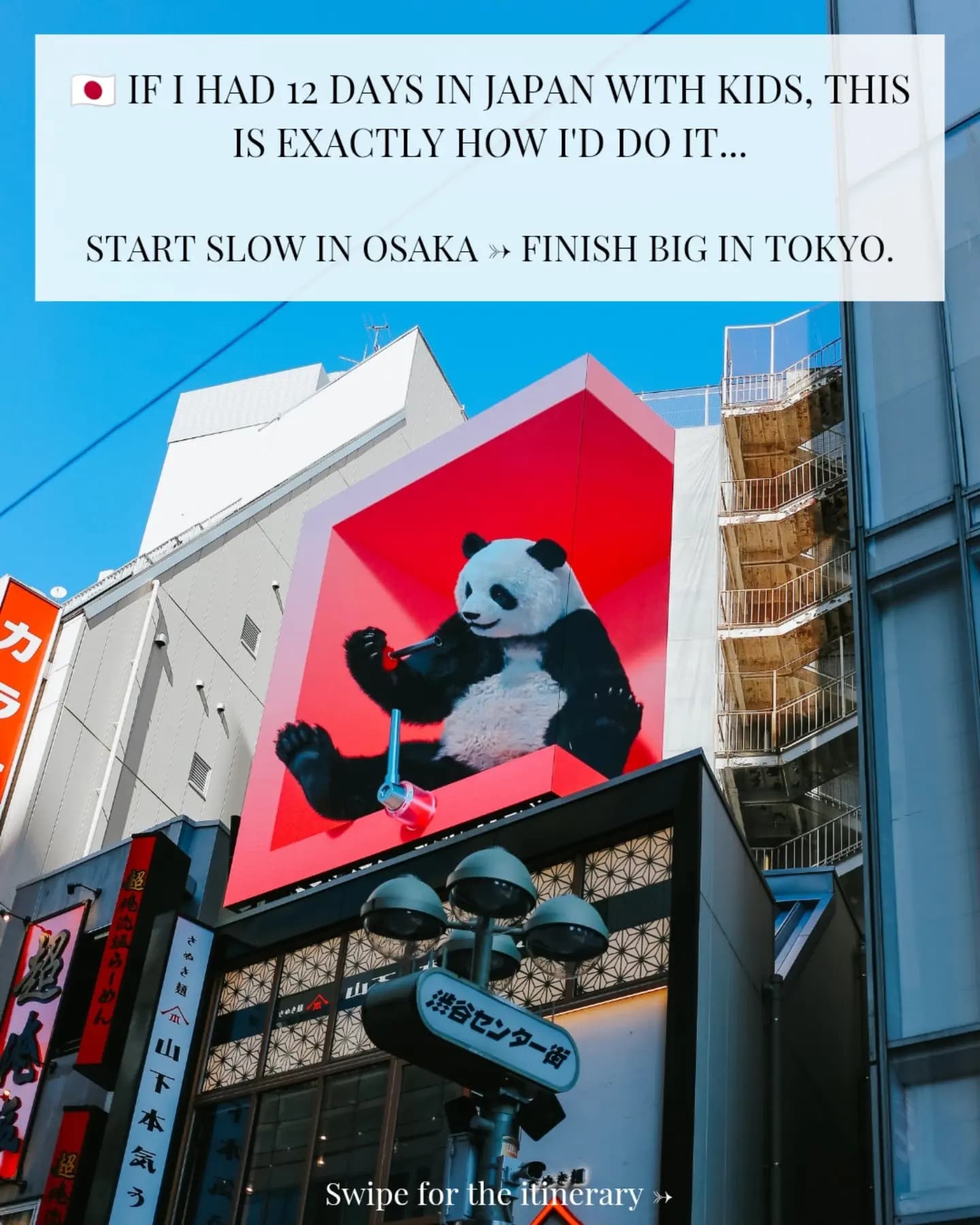 Japan Family Trip Itinerary: Osaka, Kyoto, Nagoya, Tokyo
