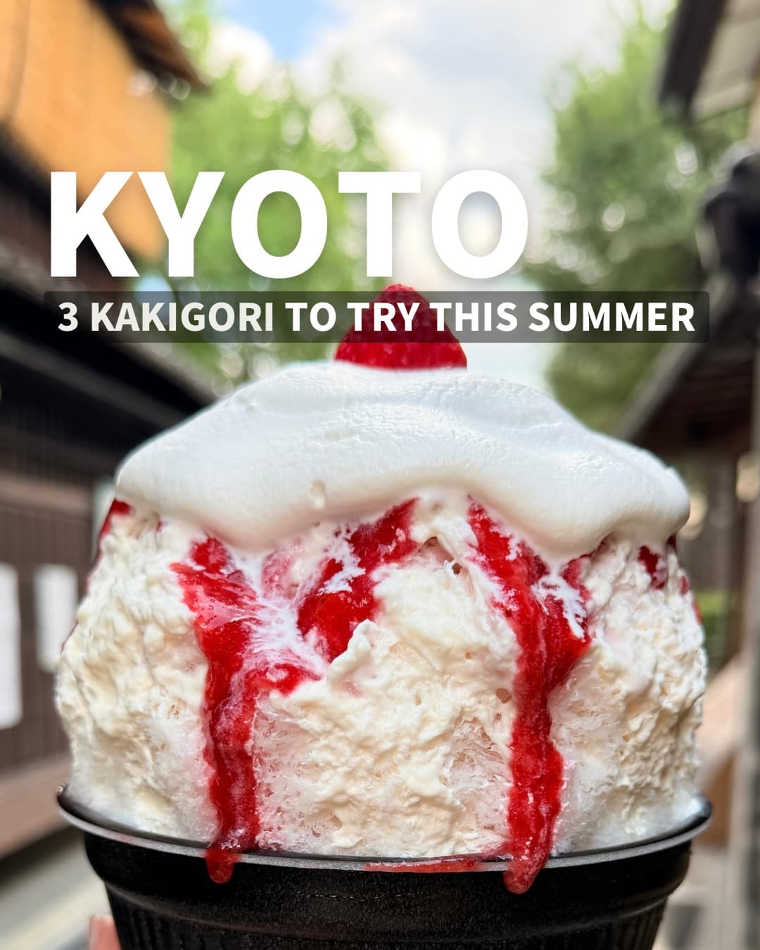 Kyoto's Top Three Kakigori Shaved Ice Spots