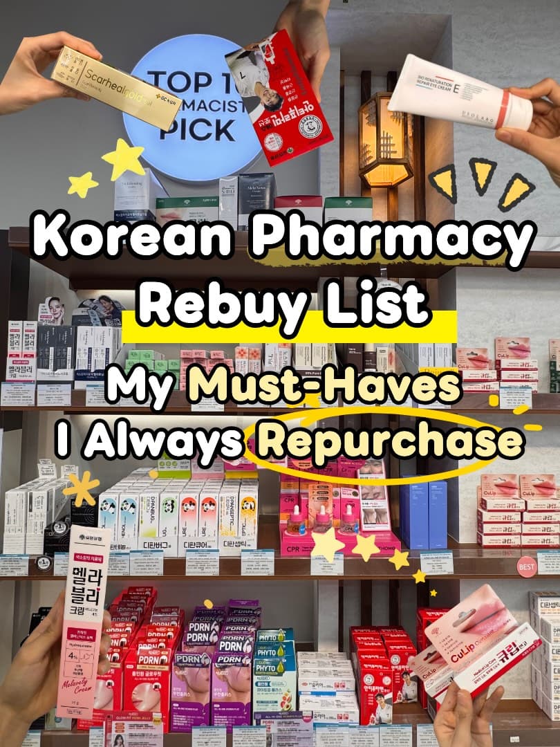 Korean Pharmacy Rebuy List For Travelers