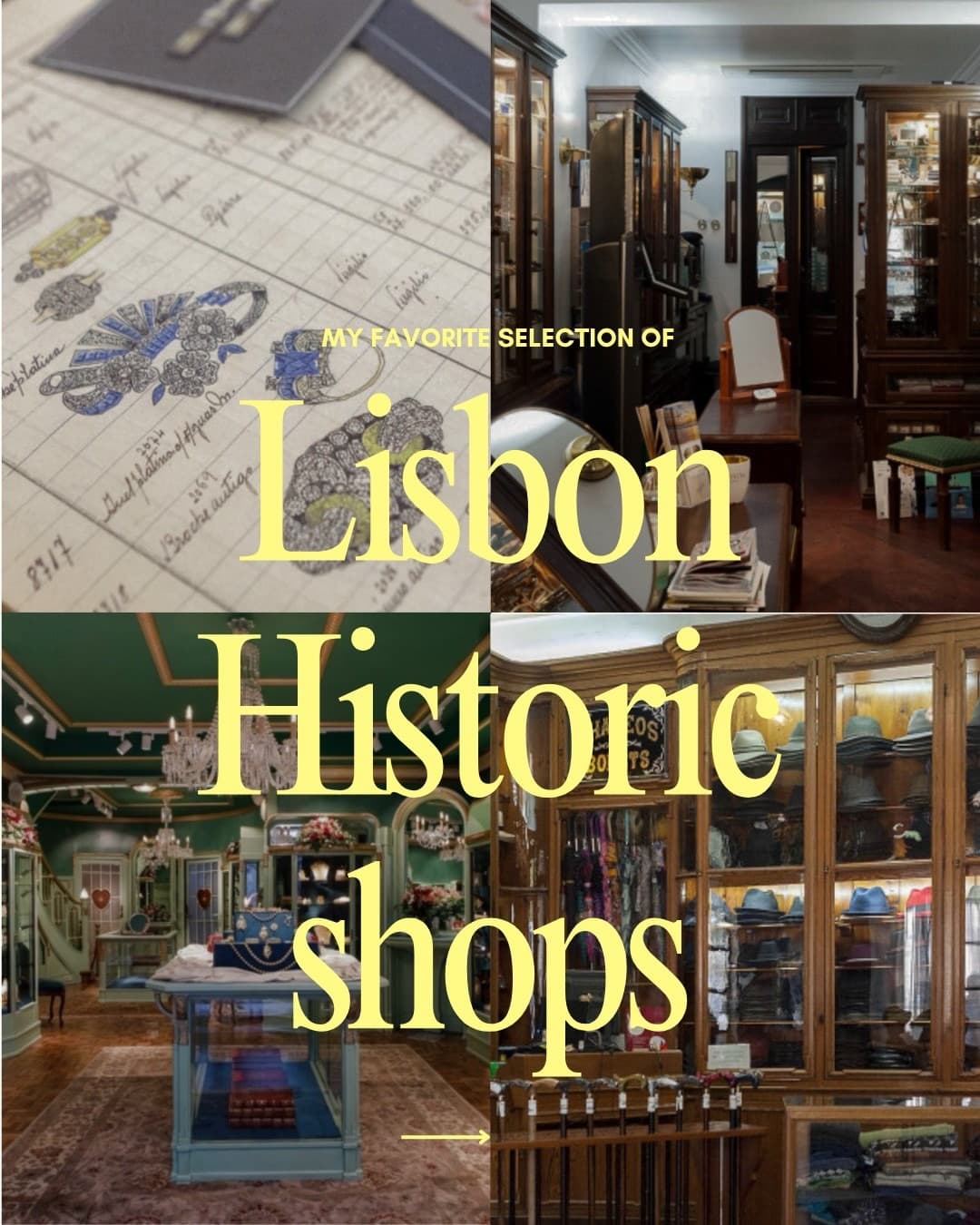 Nine Old Shops In Lisbon Offer Unique Shopping Experiences