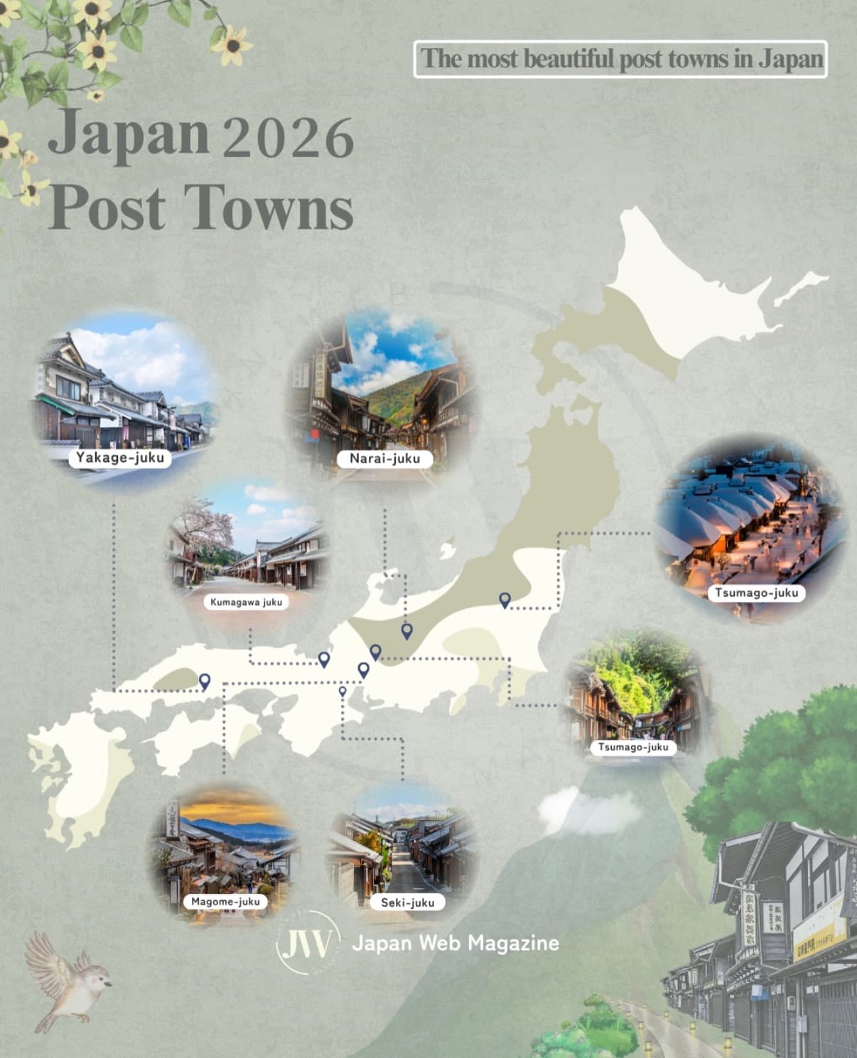 Historic Japanese Post Towns Preserve Edo Era Charm