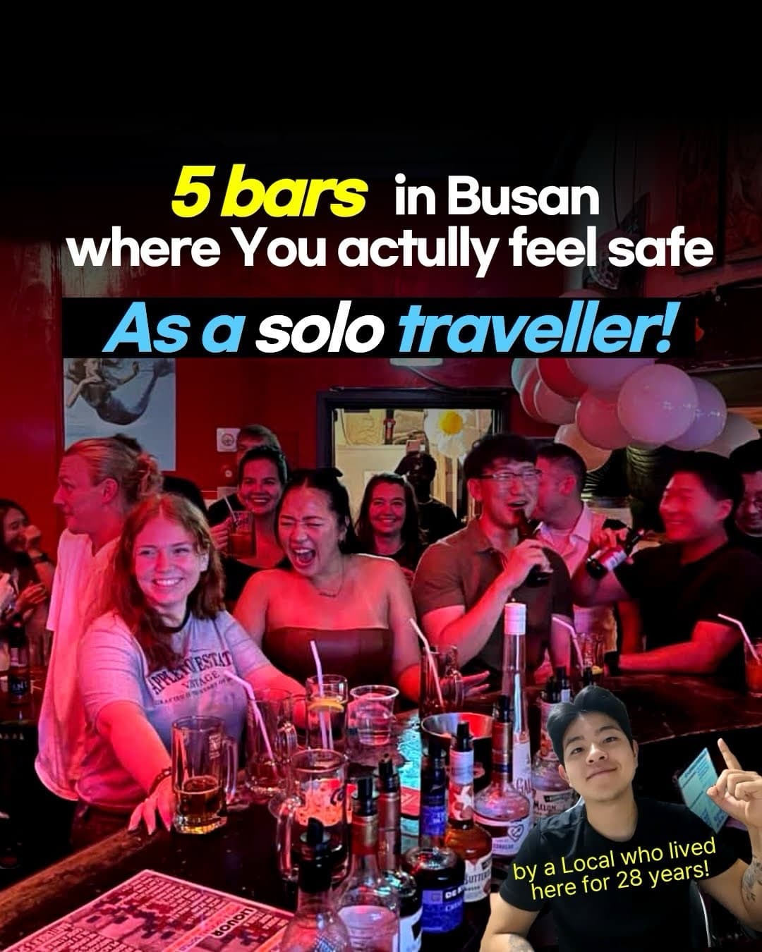 Busan's Top 5 Welcoming Bars for Solo Travelers