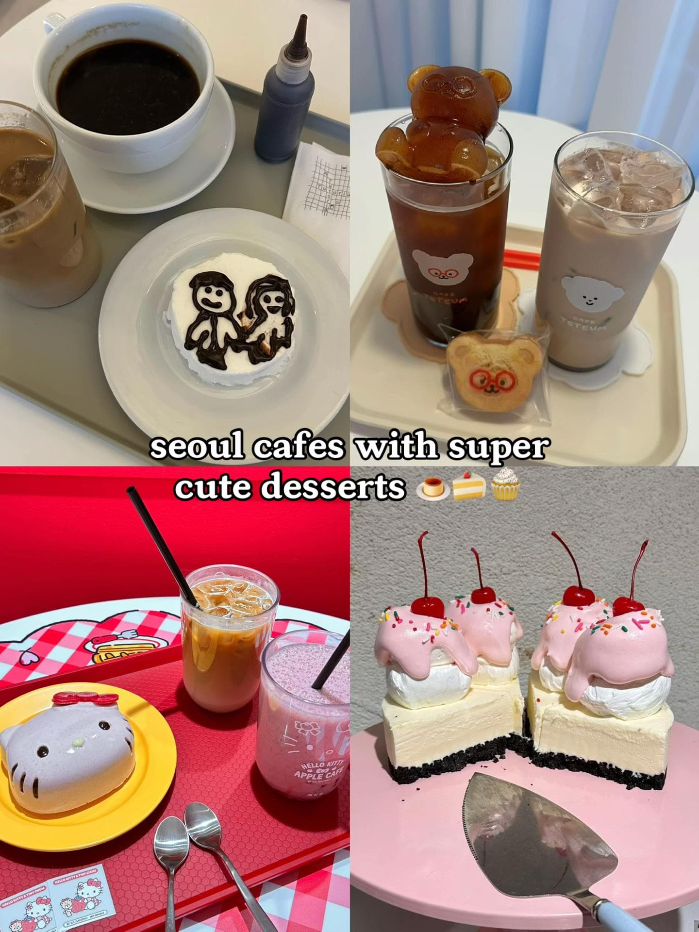 Cute Cafes With Unique Desserts In Seoul