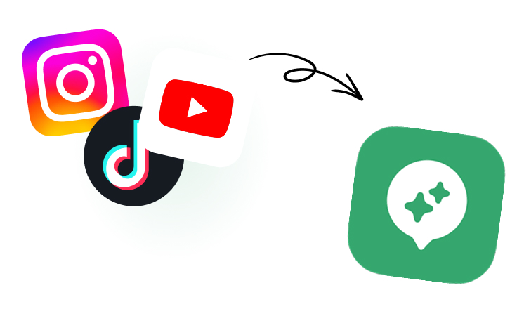 Instagram, TikTok and YouTube posts going into DocentPro SpotFetch